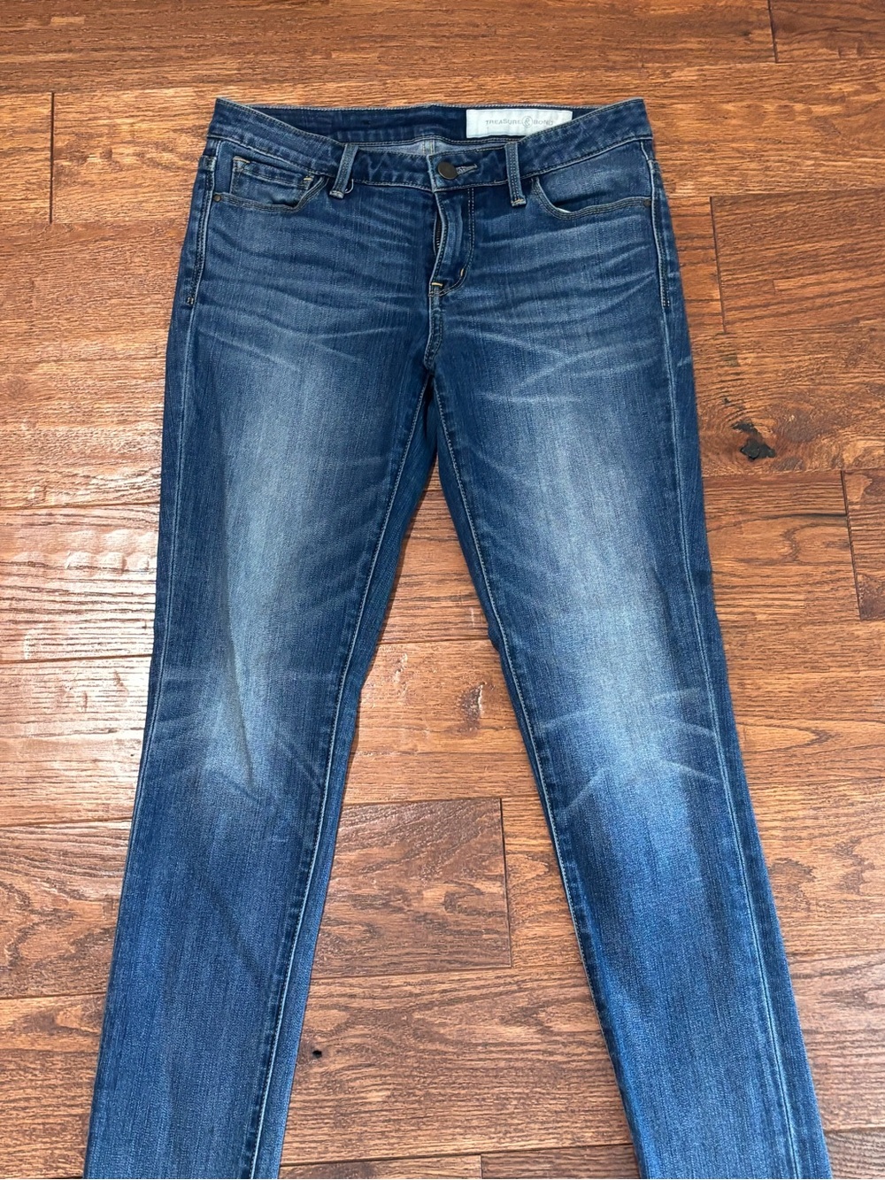 Treasure & Bond Dark Blue Skinny Jeans